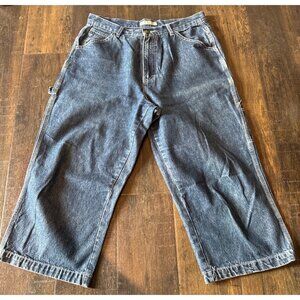 Vintage Real Comfort Carpenter Utility Capris Size 14